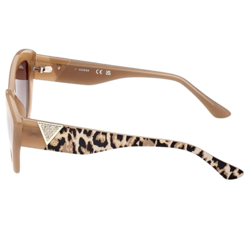 Guess Gu7868 57F Shiny Beige Gradient Brown Sunglasses